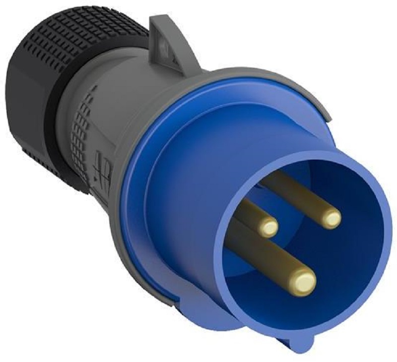 Вилка кабельная переносная ABB Easy&Safe 232EP6 32А 2P+PE 230В IP44 ...